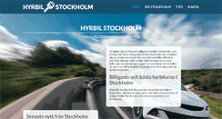 Desktop Screenshot of hyrbilistockholm.se