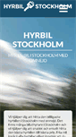 Mobile Screenshot of hyrbilistockholm.se